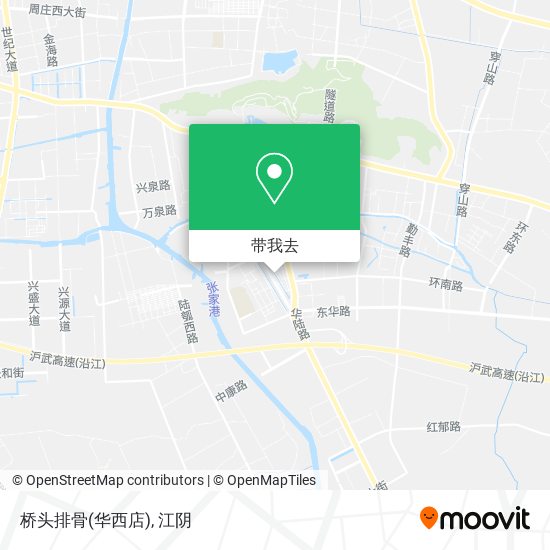 桥头排骨(华西店)地图