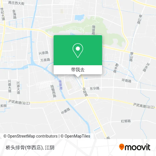 桥头排骨(华西店)地图