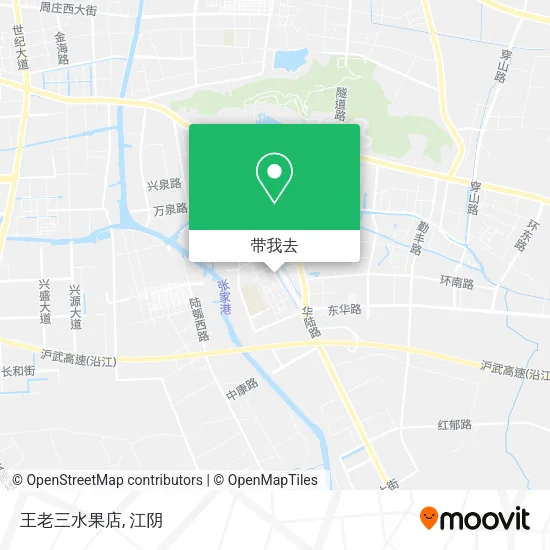 王老三水果店地图