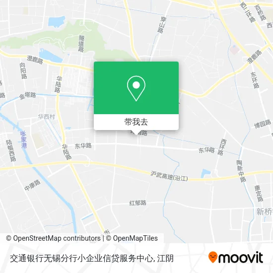 交通银行无锡分行小企业信贷服务中心地图