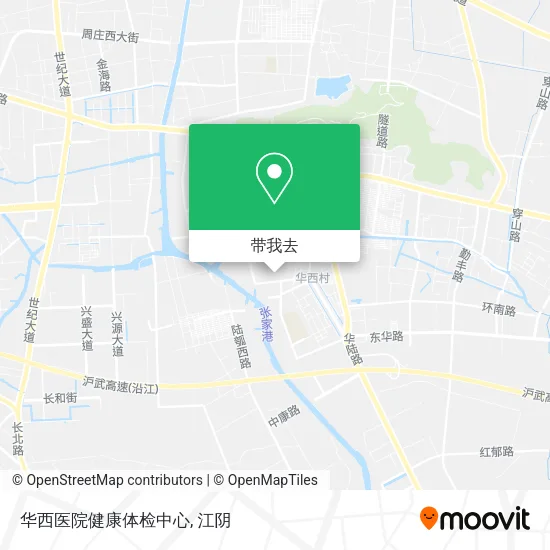 华西医院健康体检中心地图