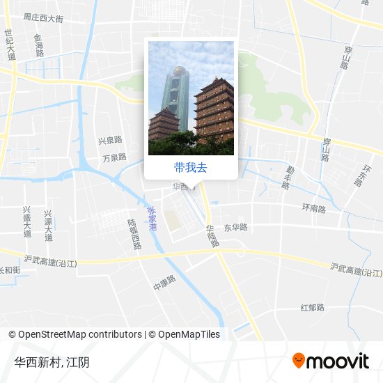 华西新村地图