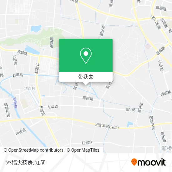 鸿福大药房地图