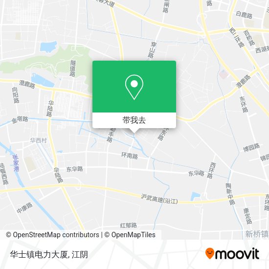 华士镇电力大厦地图