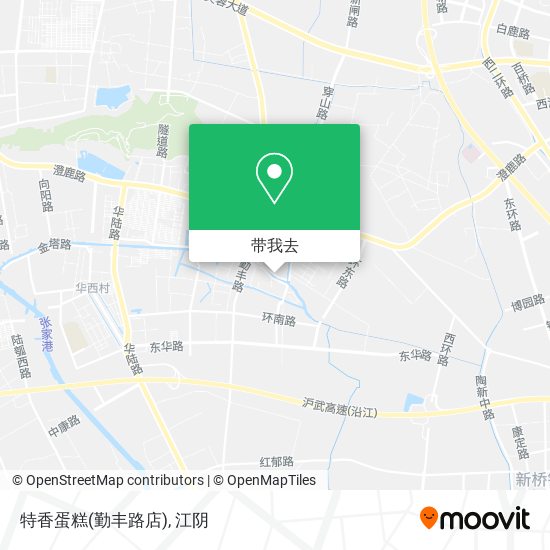 特香蛋糕(勤丰路店)地图