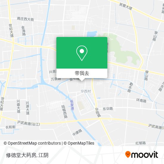 修德堂大药房地图