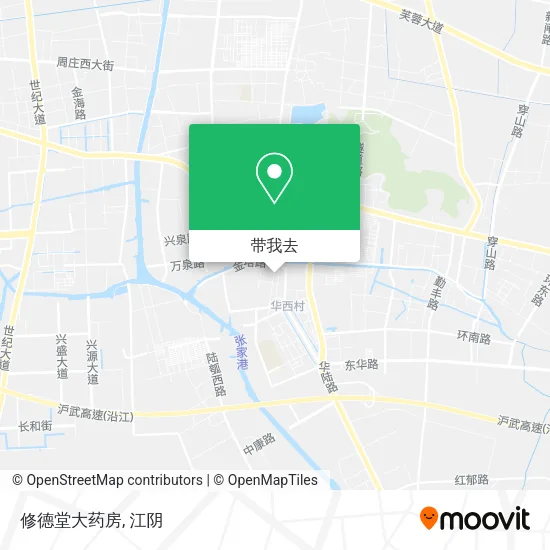 修德堂大药房地图