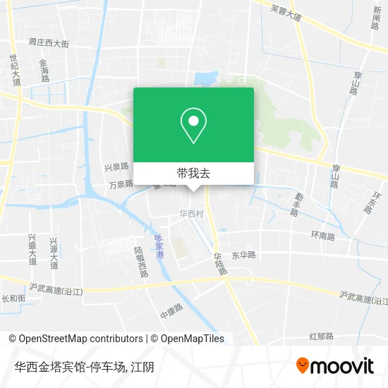 华西金塔宾馆-停车场地图