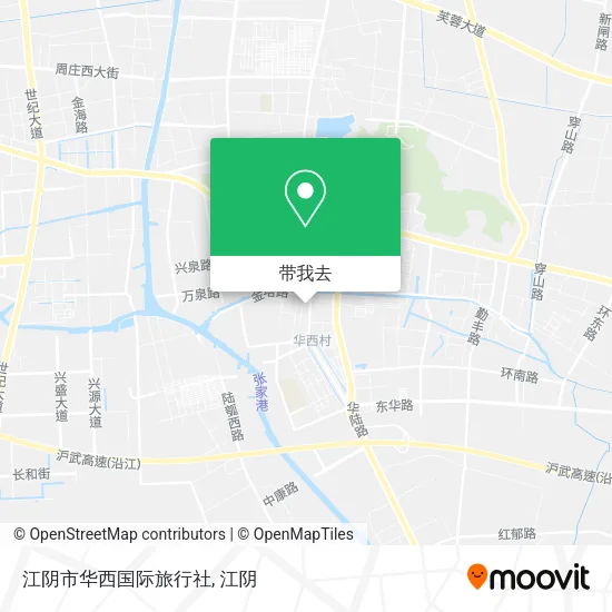 江阴市华西国际旅行社地图