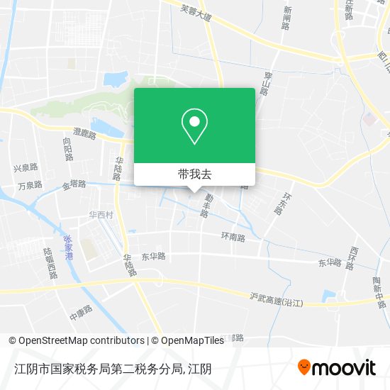 江阴市国家税务局第二税务分局地图