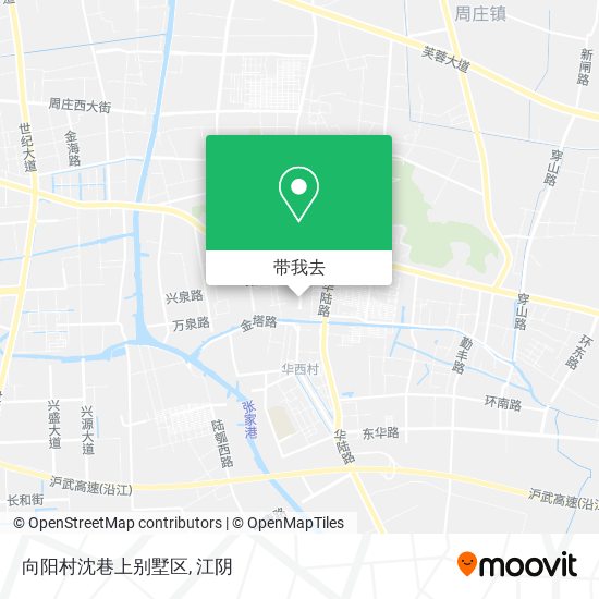 向阳村沈巷上别墅区地图