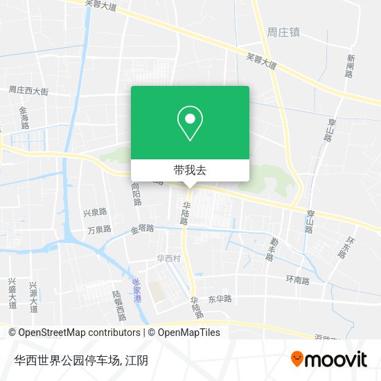 华西世界公园停车场地图