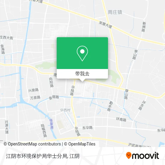 江阴市环境保护局华士分局地图