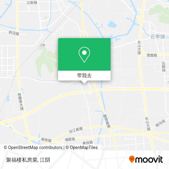 聚福楼私房菜地图