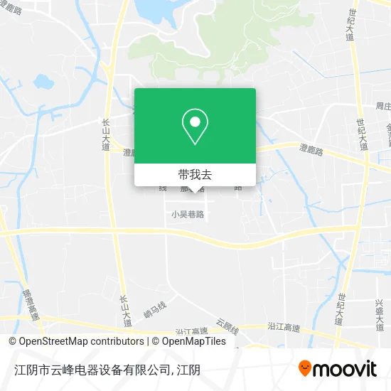 江阴市云峰电器设备有限公司地图