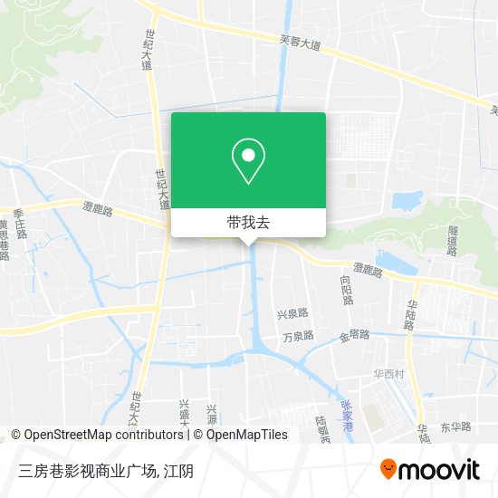 三房巷影视商业广场地图
