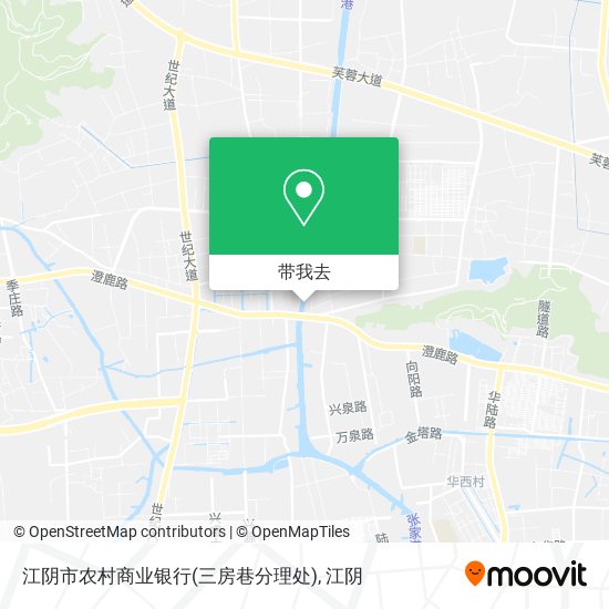 江阴市农村商业银行(三房巷分理处)地图