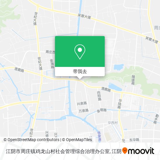 江阴市周庄镇鸡龙山村社会管理综合治理办公室地图