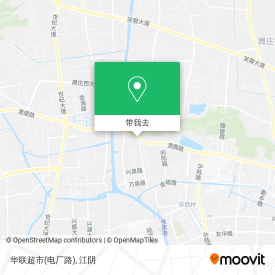 华联超市(电厂路)地图