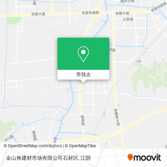 金山角建材市场有限公司石材区地图