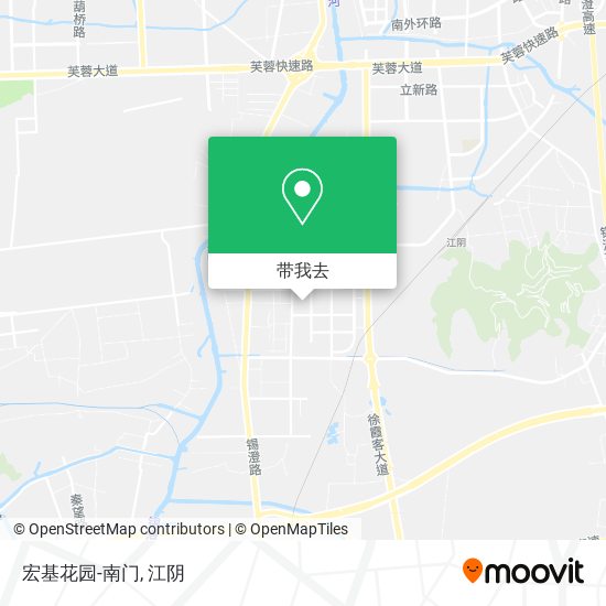 宏基花园-南门地图