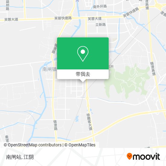 南闸站地图