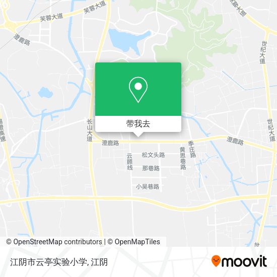 江阴市云亭实验小学地图