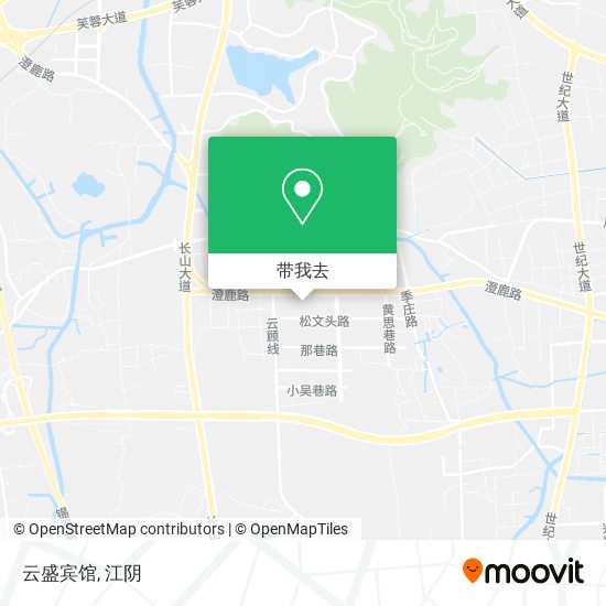 云盛宾馆地图