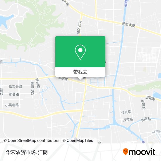华宏农贸市场地图