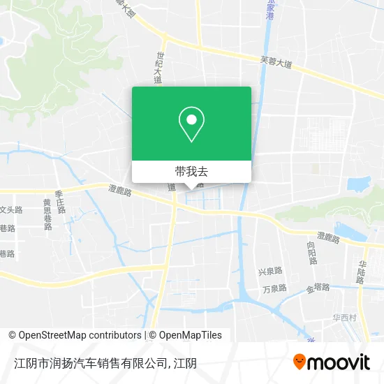 江阴市润扬汽车销售有限公司地图