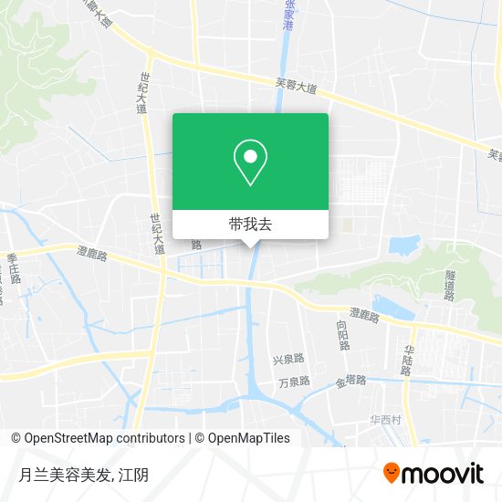 月兰美容美发地图