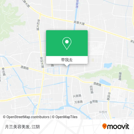 月兰美容美发地图