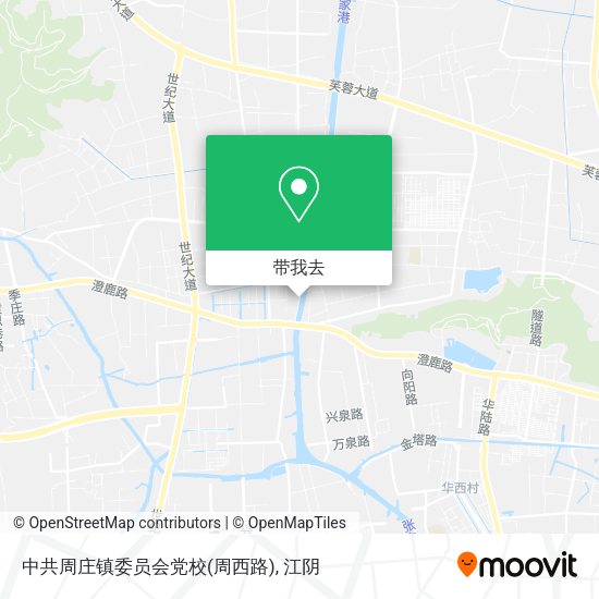 中共周庄镇委员会党校(周西路)地图