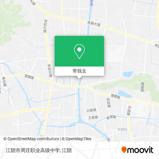 江阴市周庄职业高级中学地图