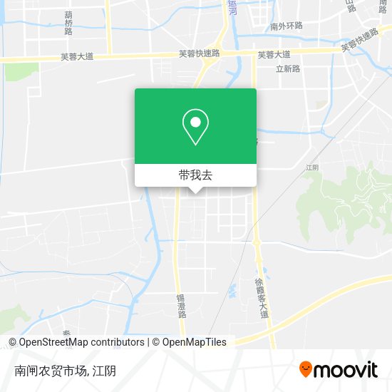 南闸农贸市场地图