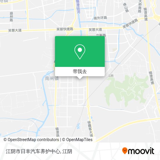江阴市日丰汽车养护中心地图