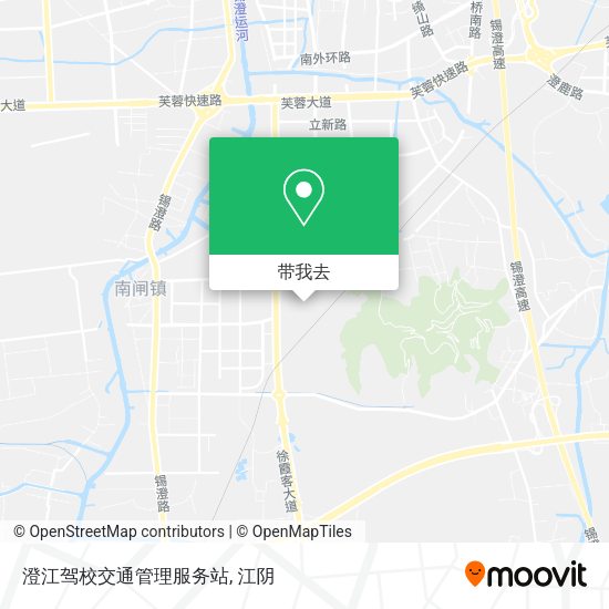 澄江驾校交通管理服务站地图
