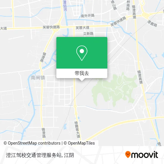 澄江驾校交通管理服务站地图