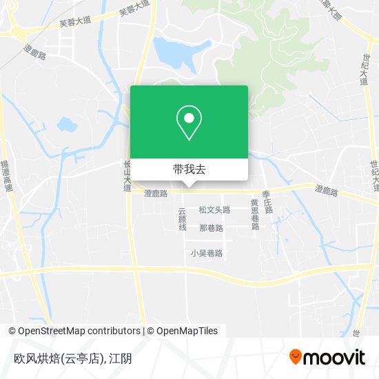 欧风烘焙(云亭店)地图