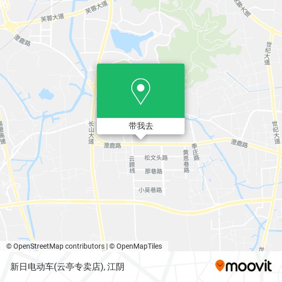 新日电动车(云亭专卖店)地图