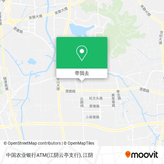 中国农业银行ATM(江阴云亭支行)地图