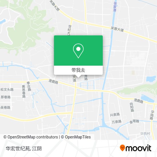 华宏世纪苑地图