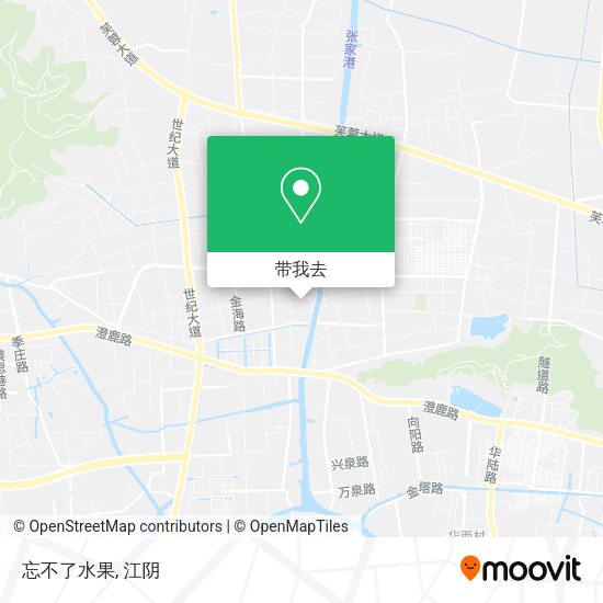 忘不了水果地图