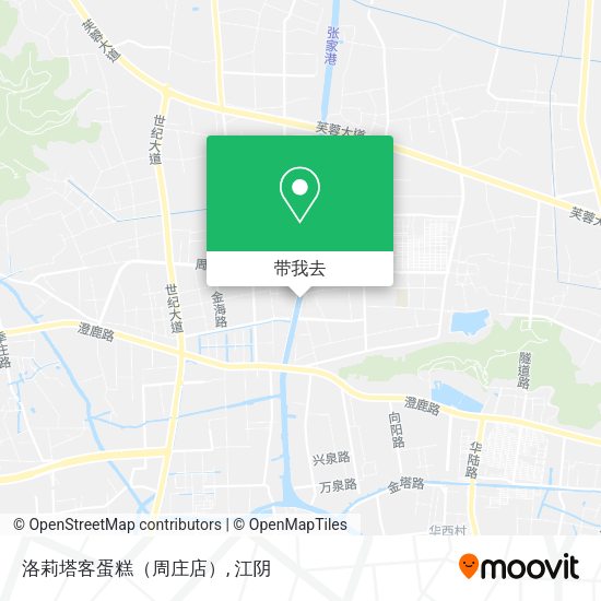 洛莉塔客蛋糕（周庄店）地图