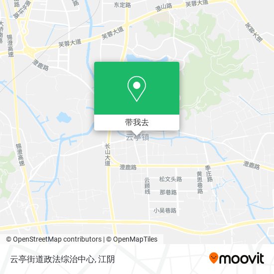 云亭街道政法综治中心地图