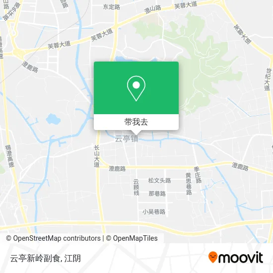 云亭新岭副食地图