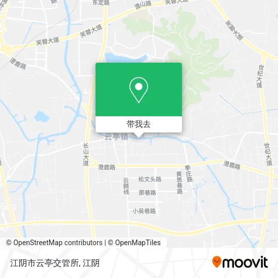 江阴市云亭交管所地图