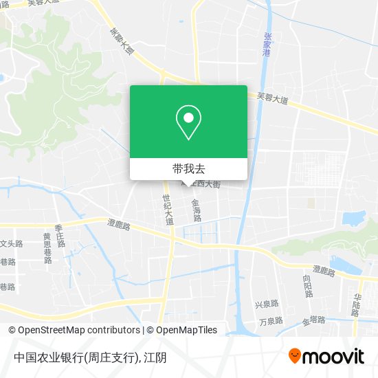 中国农业银行(周庄支行)地图