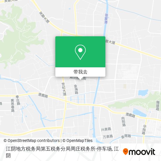 江阴地方税务局第五税务分局周庄税务所-停车场地图