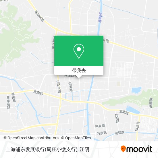 上海浦东发展银行(周庄小微支行)地图